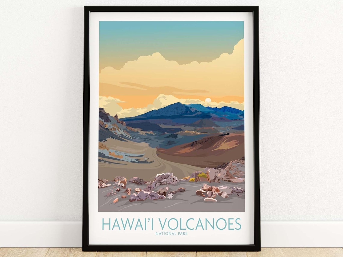 Hawaii Volcanoes National Park Poster Print