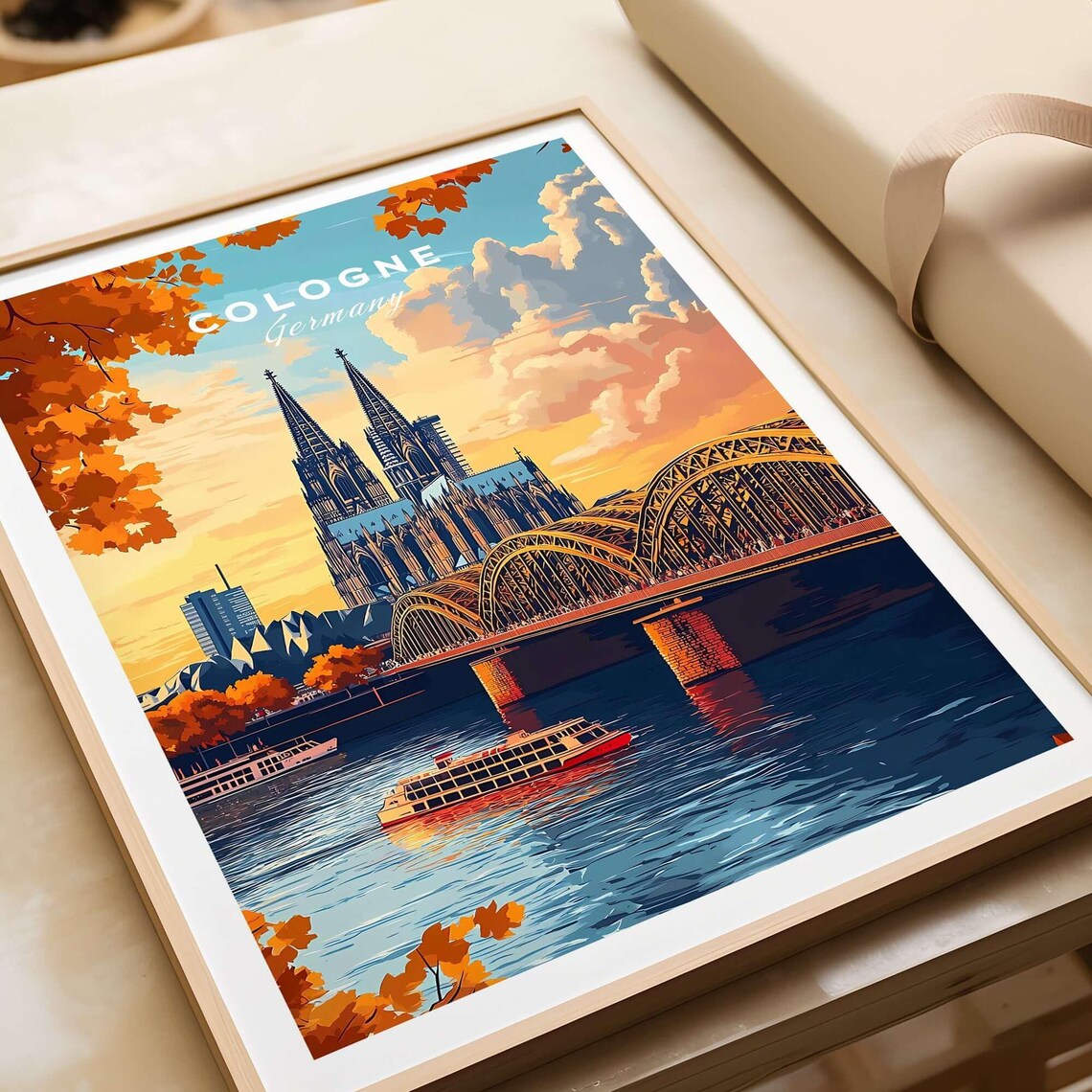 Cologne Wall Hanging Home Decor Poster Print - Image 4