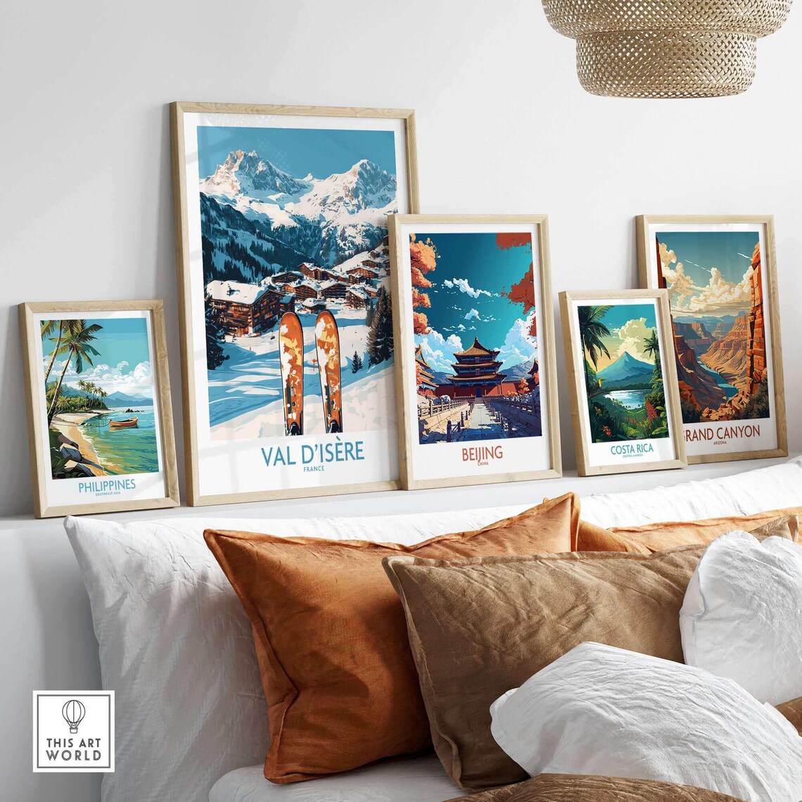 Val Disre Ski Poster, France Mountain Art - Image 3