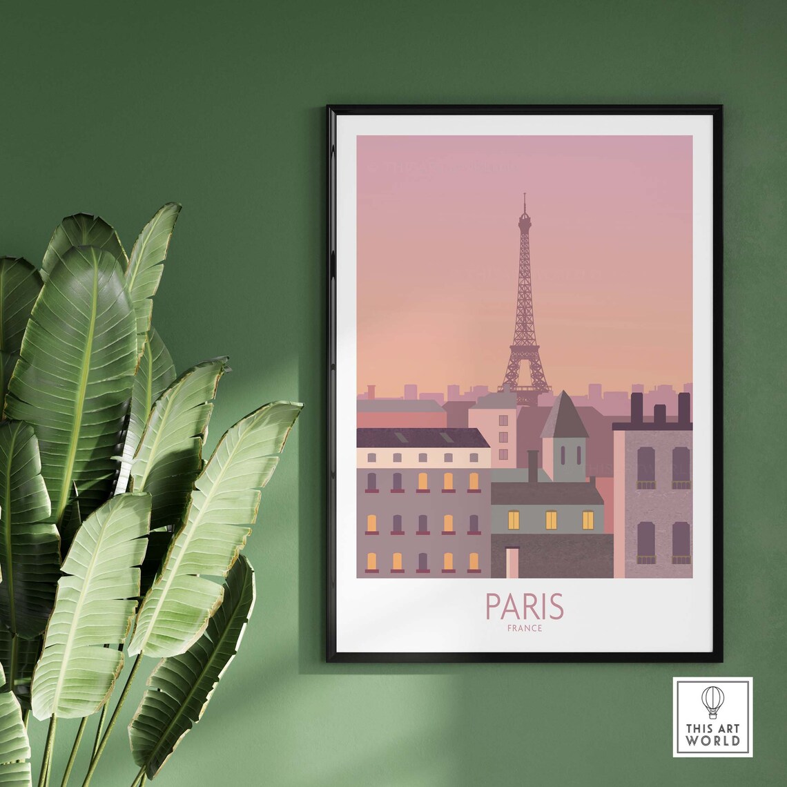 Paris France Travel Poster, Paris Gift Idea - Image 3