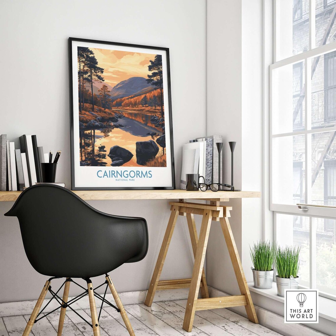 Cairngorms National Park Mountain Poster, Scotland - Image 4