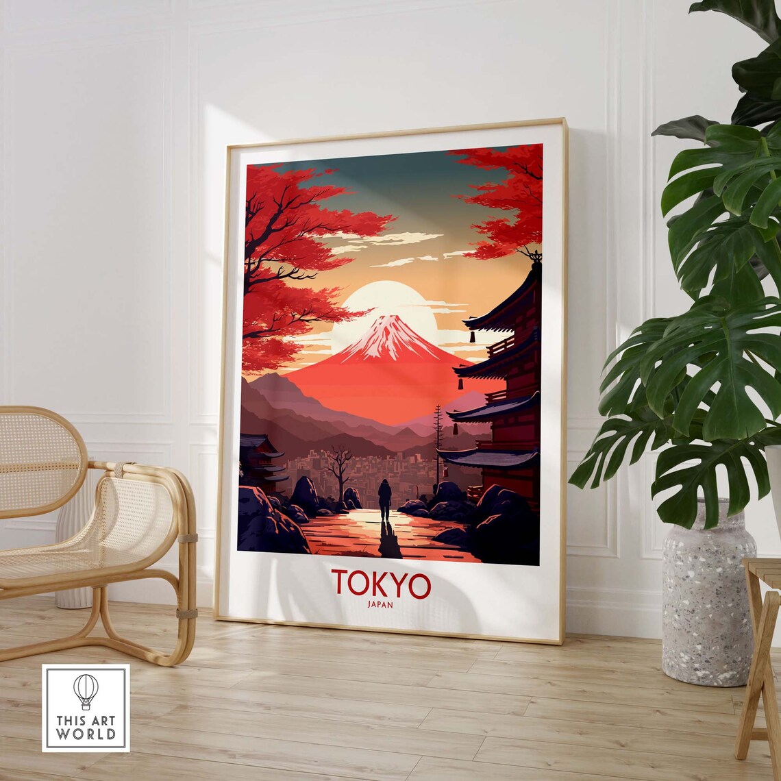 Tokyo Travel Print, Asia Wall Art Poster - Image 3