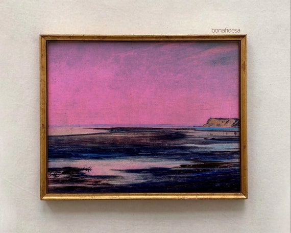 Alter Arteclectic Wall Artvintage Landscapecolorful Posterpink Painting Printmoody Decorgallery Setantique Baroque Oil