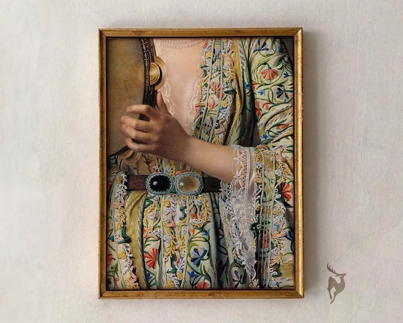 Alter Arteclectic Wall Artvintage Portraitalter Painting Printmoody Decorgallery Setantique Baroque Oil