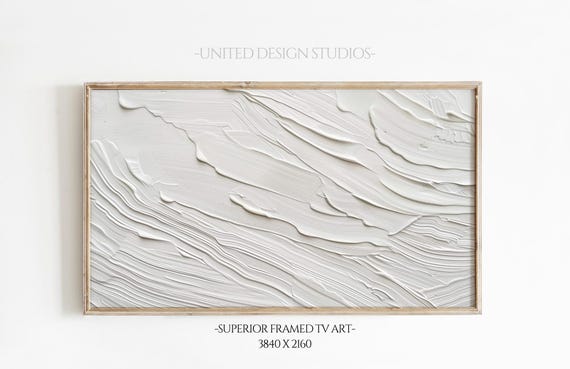 Abstract Frame Tv Art Minimalist Oil Painting Modern Art For Frame Tv Neutral Tones Textured Painting