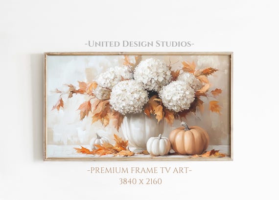 Autumn Still Life With Pumpkins, Rustic Wall Art