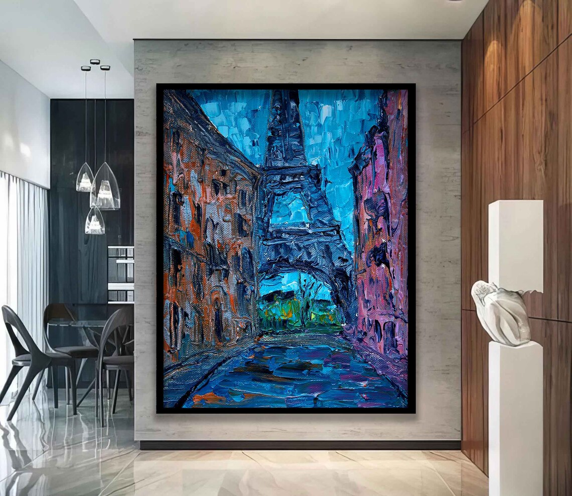 Abstract Eiffel Tower View, Modern Landscape - Image 2