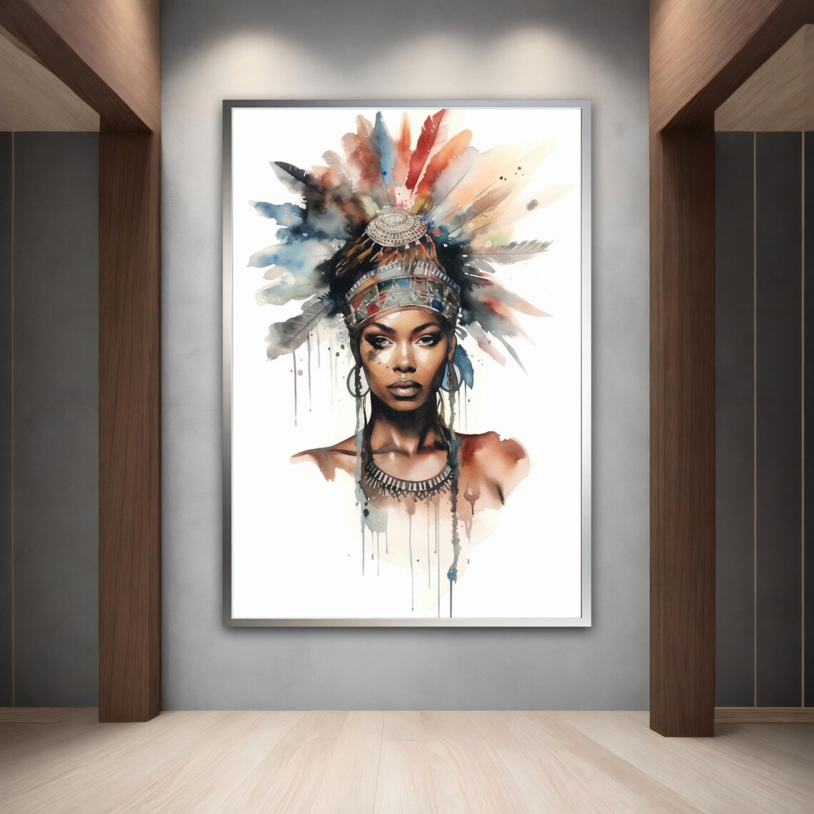 Ethnic Wall Art Ethnic Wall Decor African Wall Art African Print Ethnic Ethnic Painting Print - Image 3