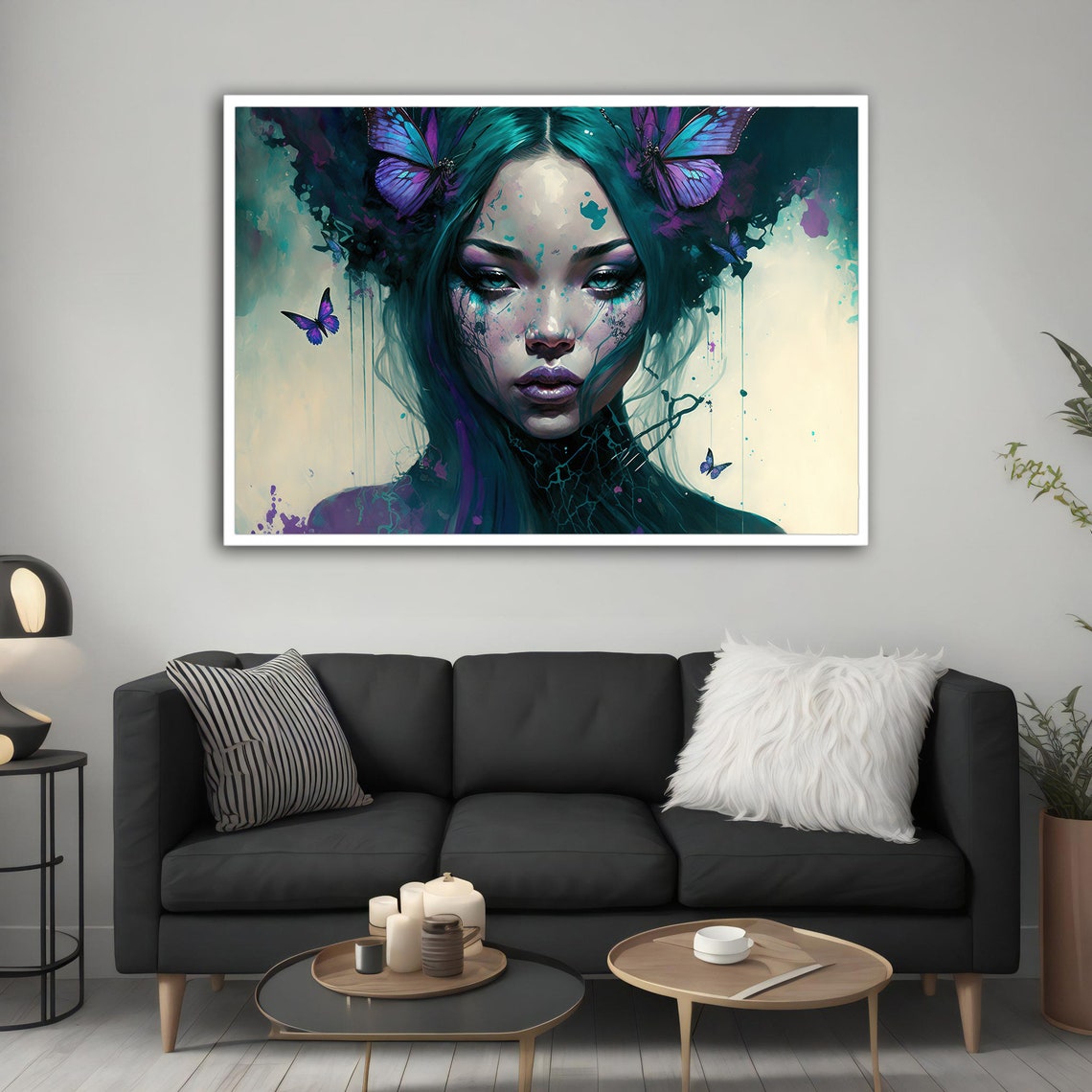 Asian Woman Modern Wall Art Asian Woman Asian Wall Art Asian Woman Ethnic Asian Woman Print - Image 4