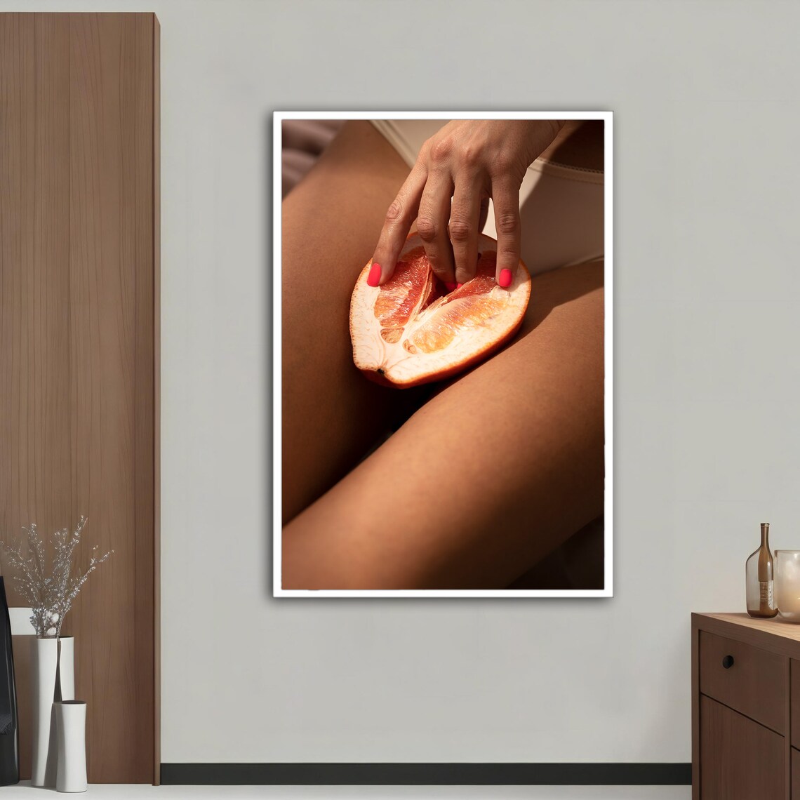 Erotic Modern Wall Decor, Abstract Art Print - Image 3
