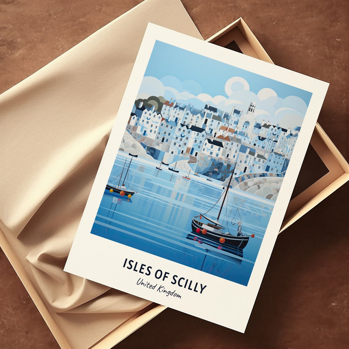 Isles Of Scilly United Kingdom Travel Print Wall Art Isles Of Scilly United Kingdom City Print Isles Of Scilly Isles Of Scilly - Image 3