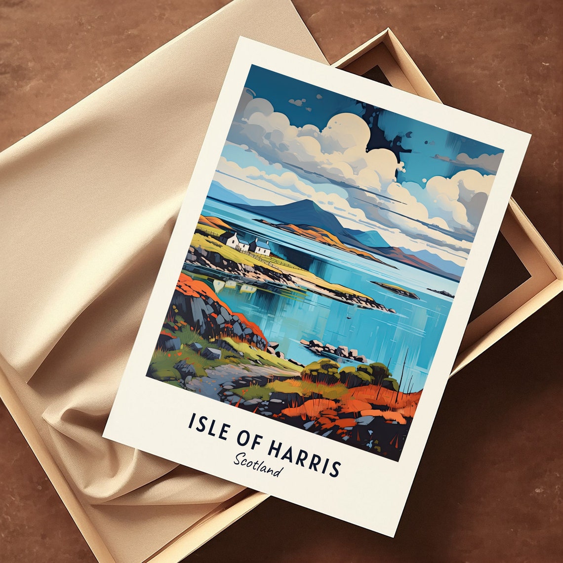 Isle Of Harris Scotland Travel Print Wall Art Isle Of Harris Scotland City Print Isle Of Harris Scotland Travel Gift Isle Of Harris - Image 3