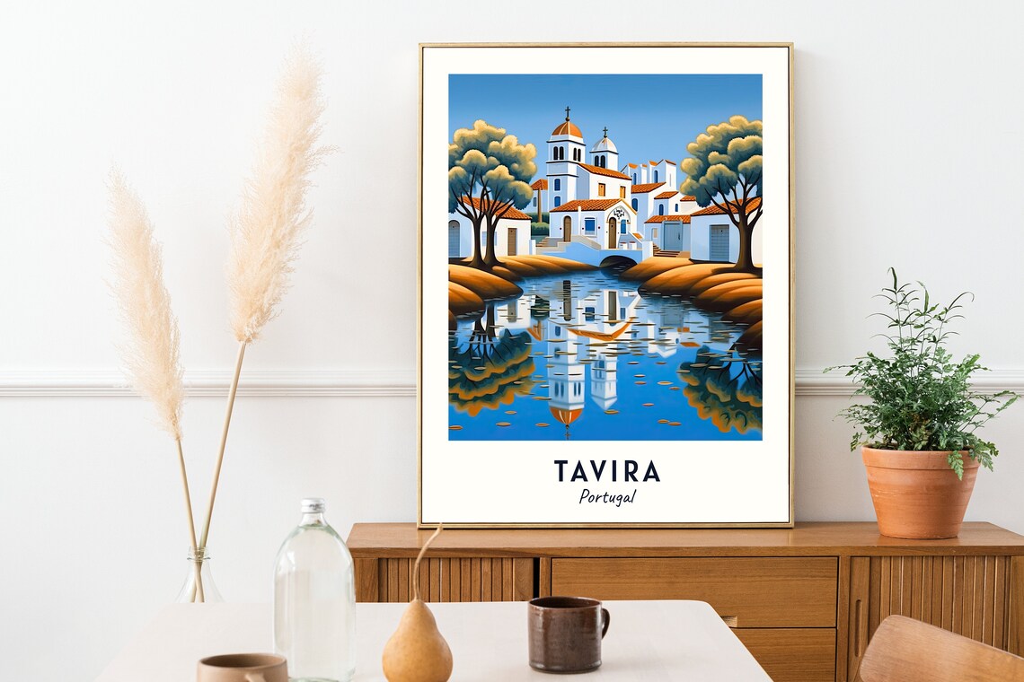 Tavira Island Travel Poster, Tavira Portugal - Image 2
