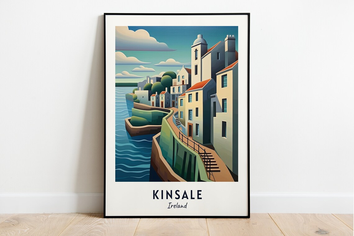 Charles Fort Travel Print Wall Art Kinsale Ireland City Print Charles Fort Travel Gift Charles Fort Poster Wall Art