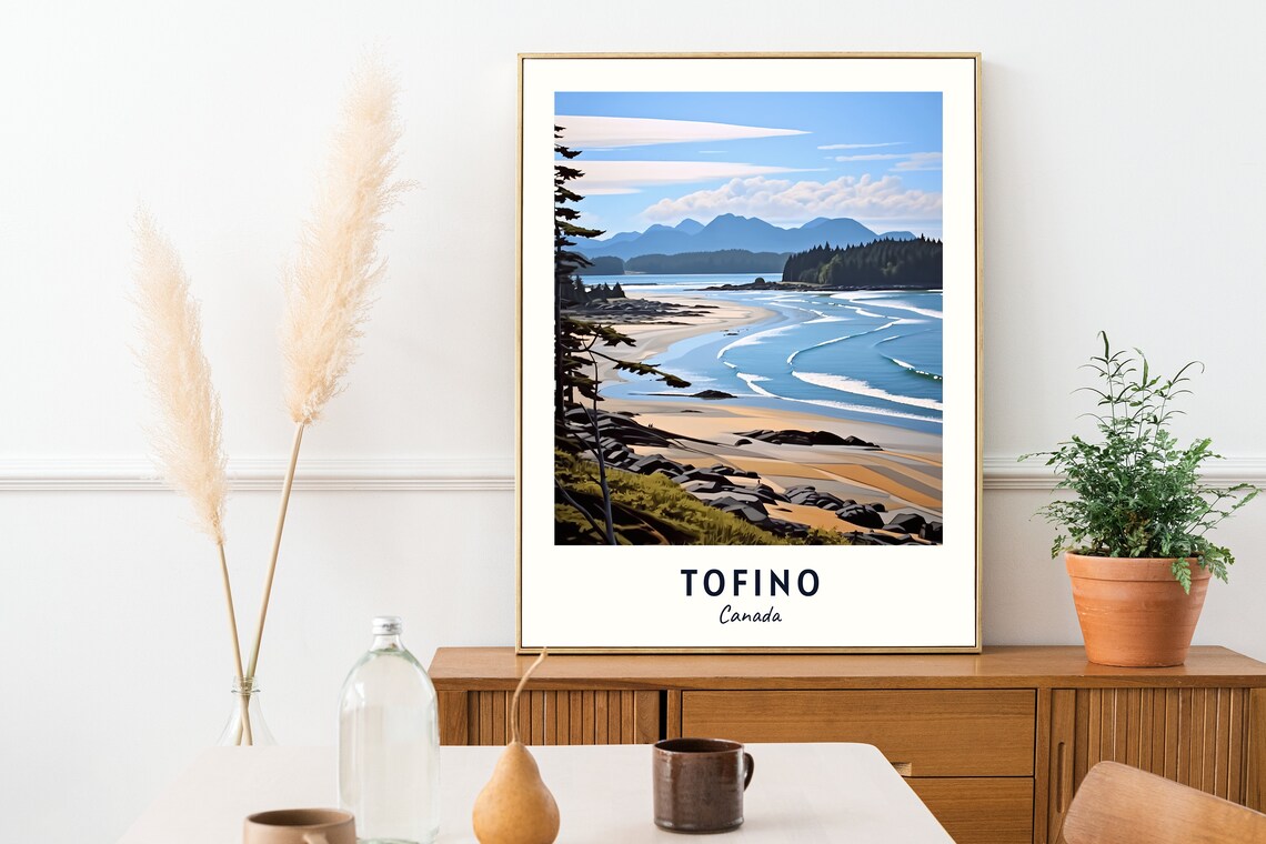 Tofino Travel Poster, Canada City Art Print - Image 2