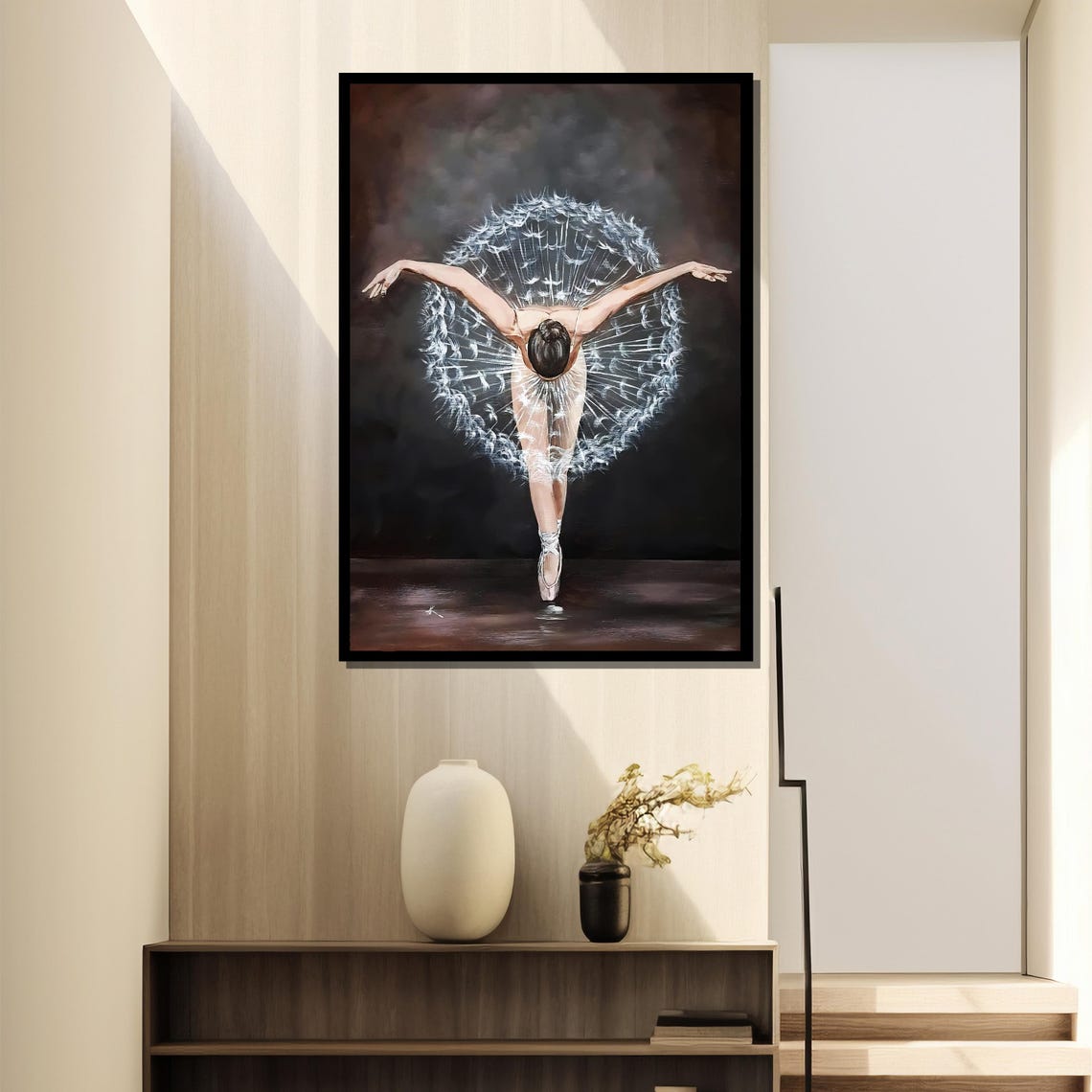 Graceful Ballerina Painting Elegant Dance Art As A Meaningful Gift For Art Lovers - Image 4