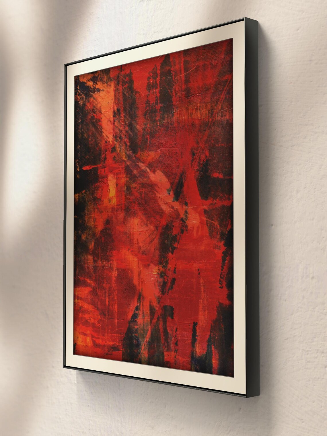 Abstract Nature Painting, Acrylic Art Print - Image 2