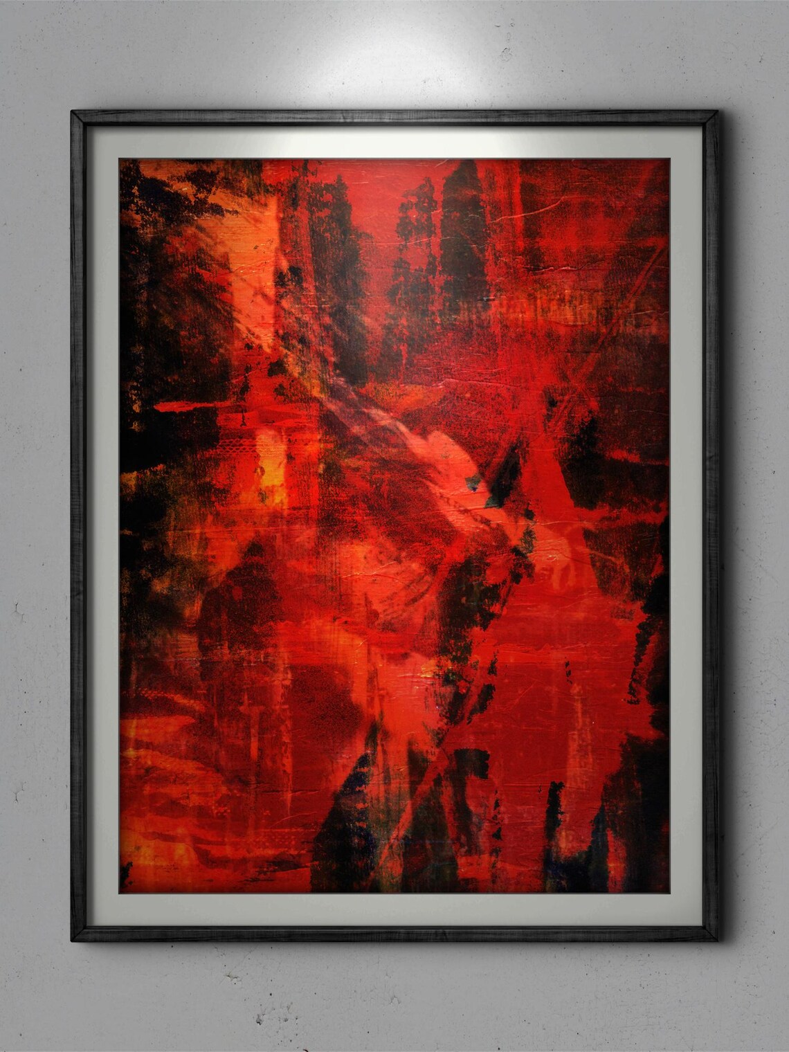 Abstract Nature Painting, Acrylic Art Print - Image 3