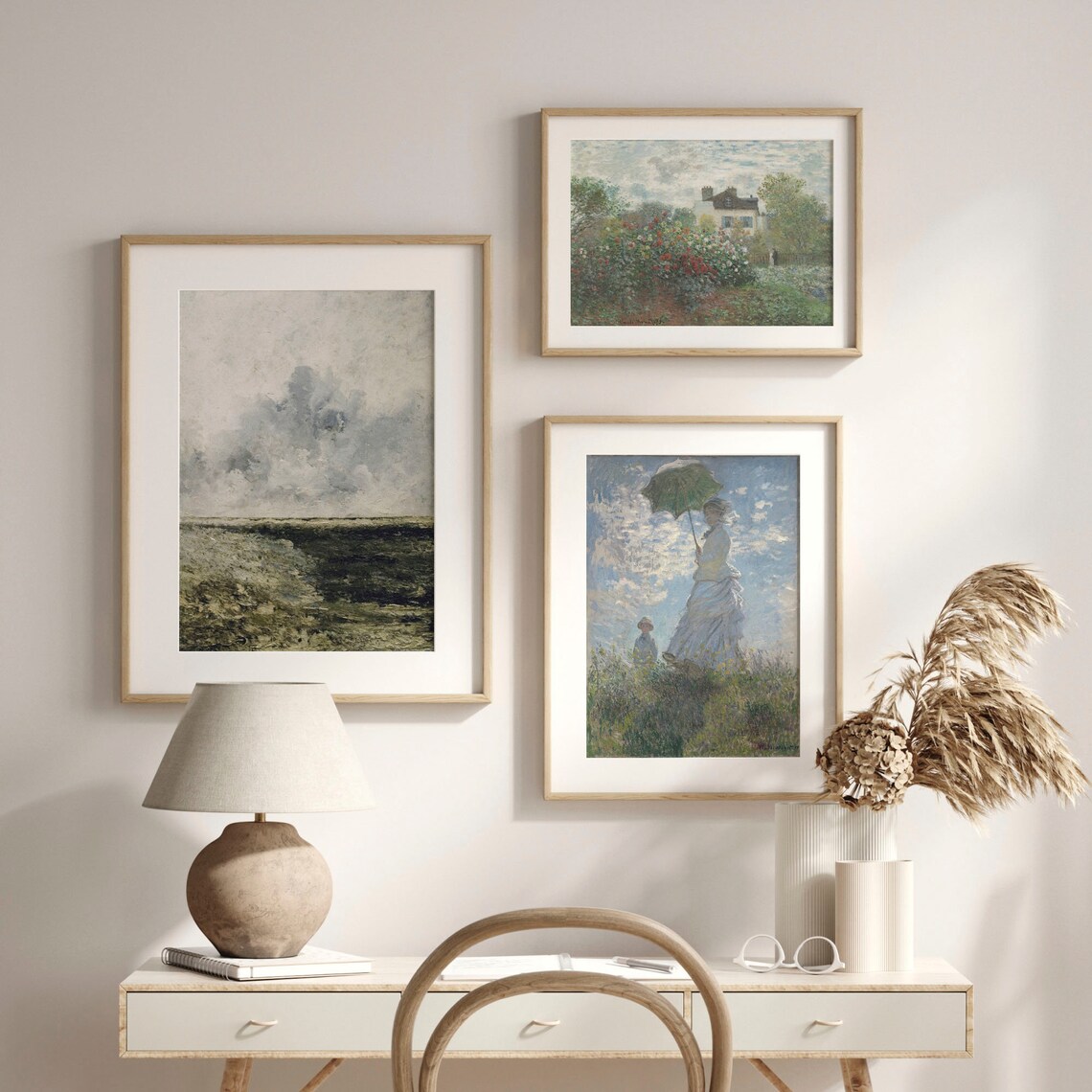Moody Coastal Landscape Vintage Seascape Poster - Image 2