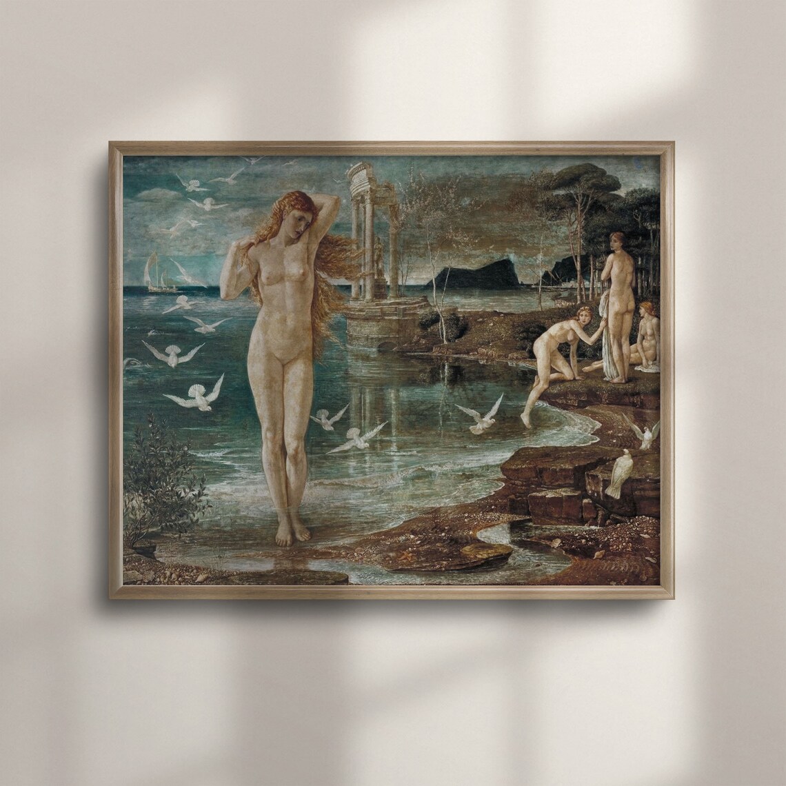 Walter T. Crane Renaissance of Venus Vintage Art Print