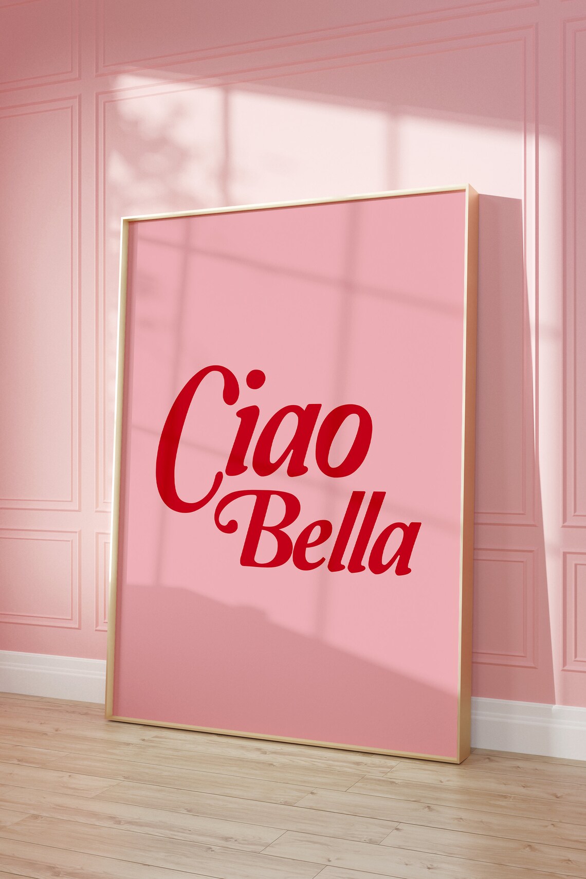 Ciao Bella Retro Italian Quote Art Print - Image 2