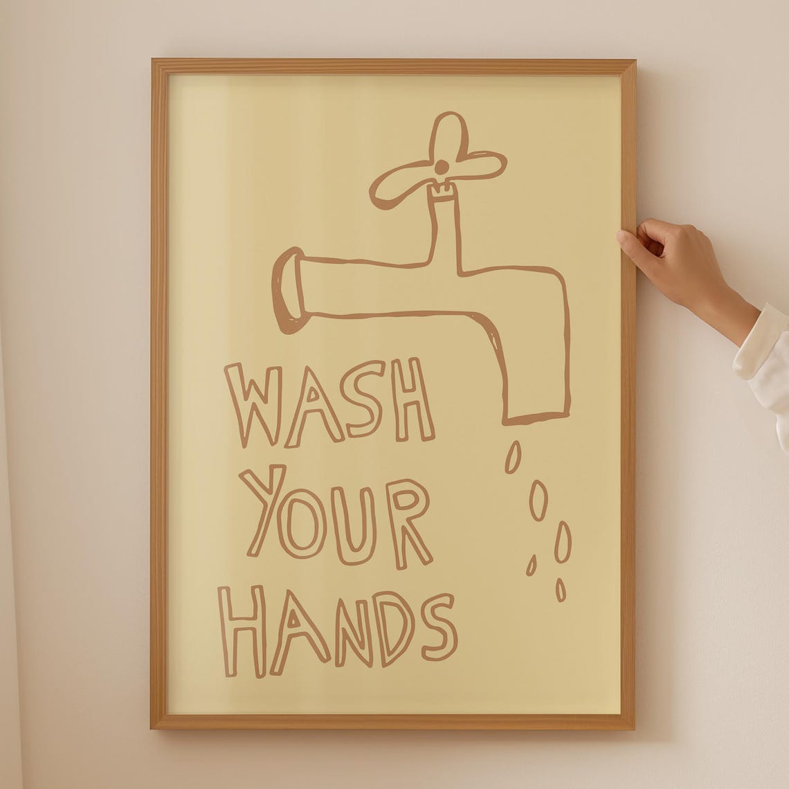 Minimalist Bathroom Wall Art Funny Kids Quote