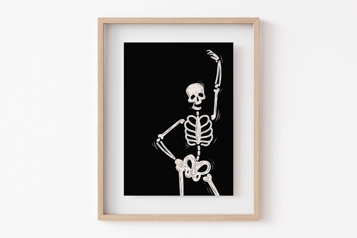Halloween Party Bundle Set of 8 Spooky Designs Gallery Art Poster - Image 5