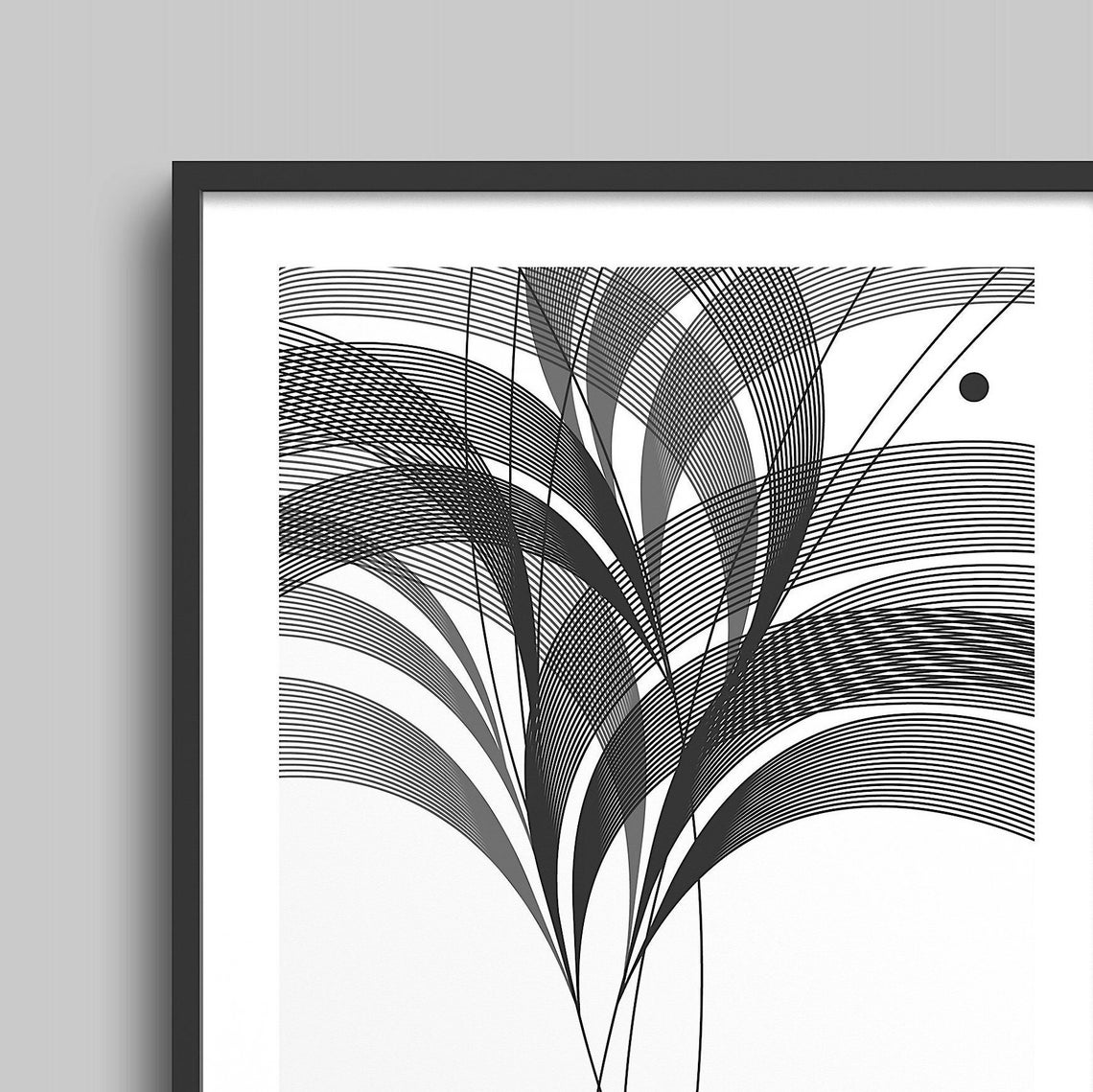 Modern Floral Print Minimalist Floral Art Geometric Flower Art Modern Design Art Minimalist Wall Art Minimalist Decor - Image 4