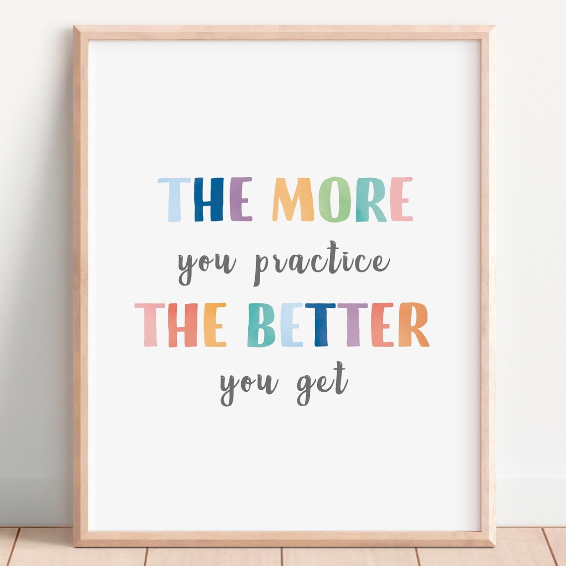 Classroom Motivational Poster, Nursery Wall Art Print