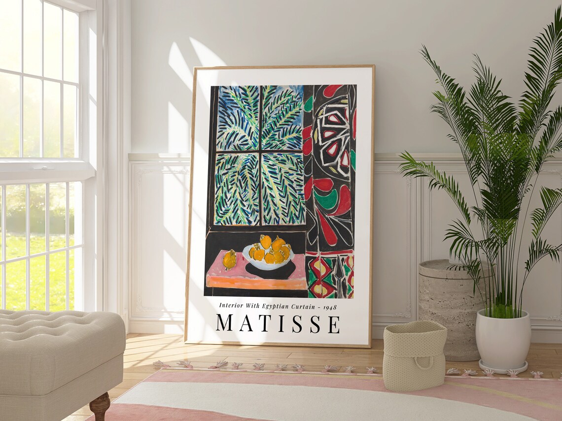 Matisse-Inspired Abstract Art Print, Modern Decor - Image 4