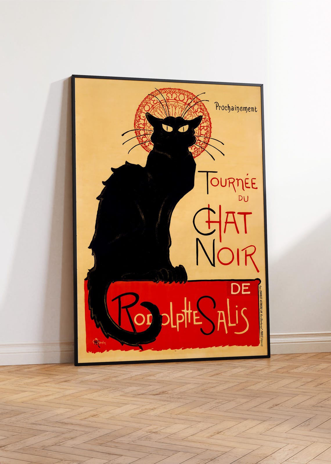 Tournee du Chat Noir Vintage French Cabaret Black Cat Art Poster - Image 3