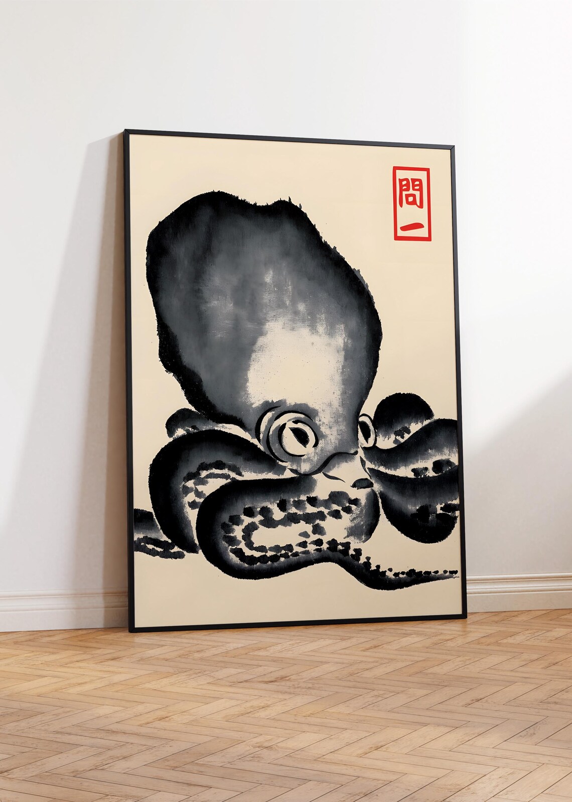 Matsumoto Hoji Octopus, Vintage Japanese Poster Print - Image 2