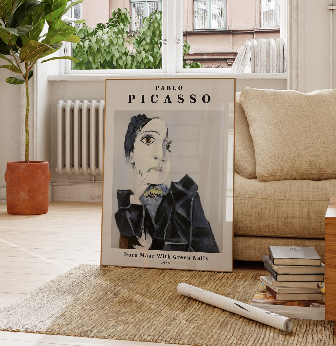 Pablo Picasso Dora Maar Portrait, Cubist Art Print - Image 4