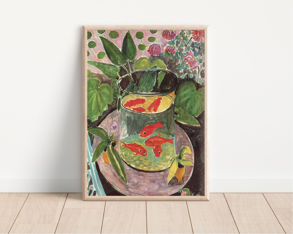 Henri Matisse The Goldfish, Colorful Art Print - Image 2