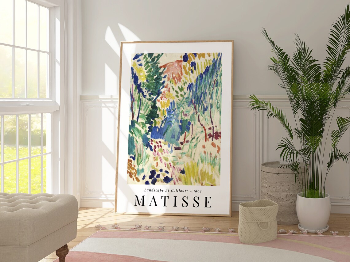 Matisse Landscape at Collioure, Modern Art Print - Image 3