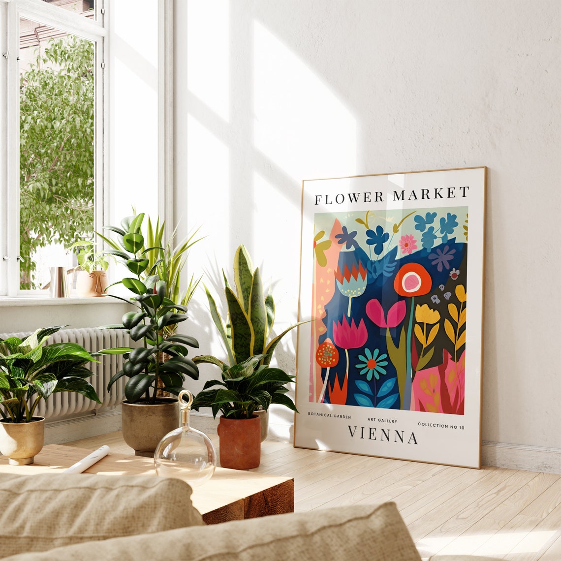 Flower Market Vienna Botanical Garden Colorful Floral Gallery Print - Image 4