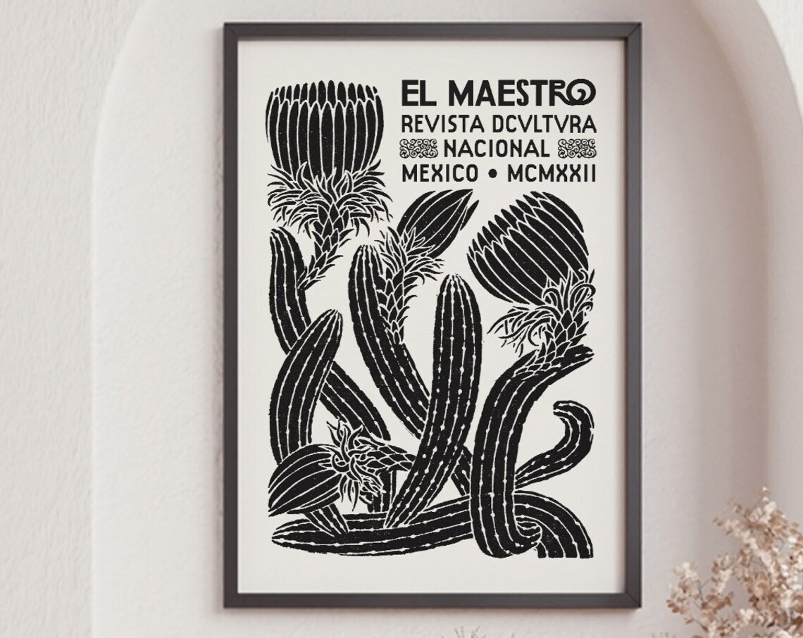 El Maestro Mexico Vintage Mexican Culture Poster