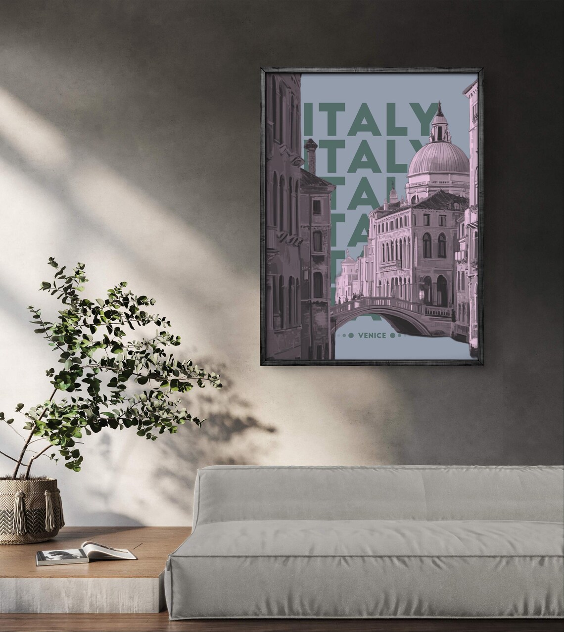 Italy Venice Travel Poster, Venetian Architecture - Image 4
