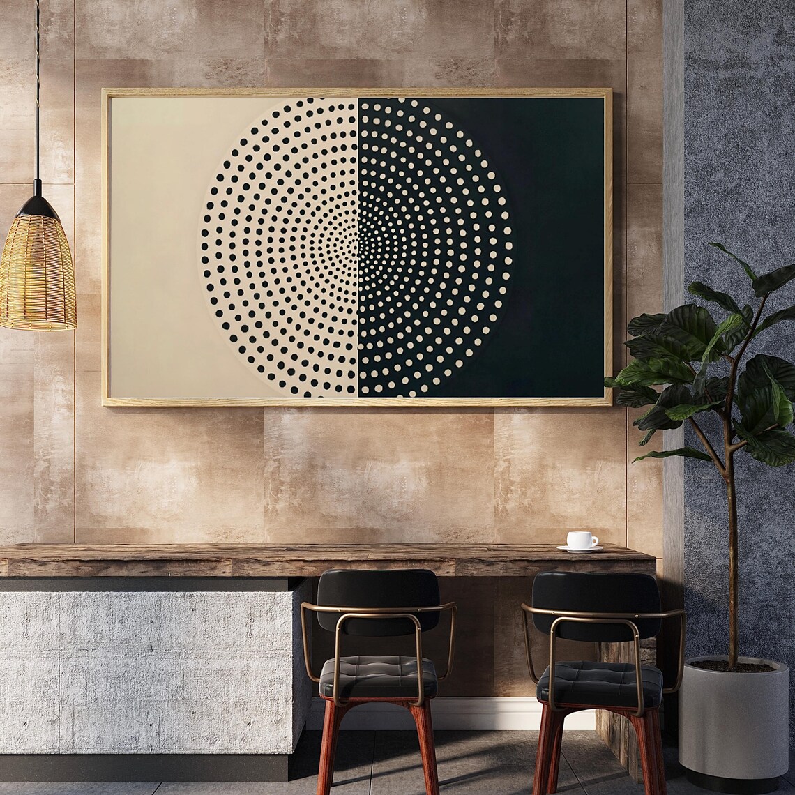 Abstract Aboriginal Style Tribal Art Print