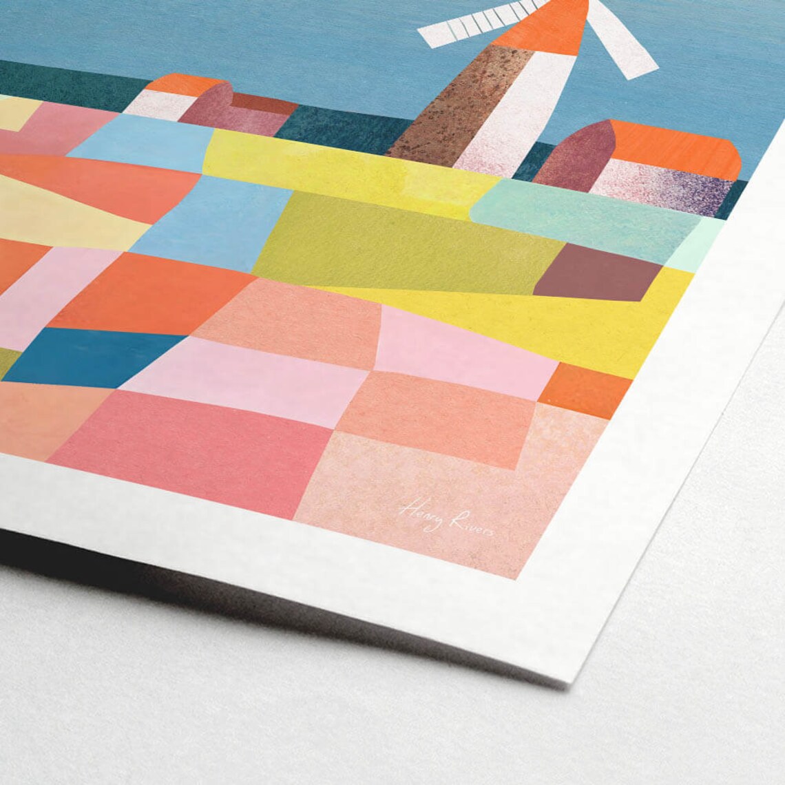 Netherlands Tulip Fields by Henry Rivers Art Print - Image 2