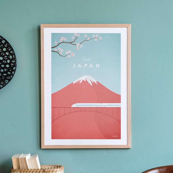 Japan Print By Henry Rivers, Japan Travel Poster