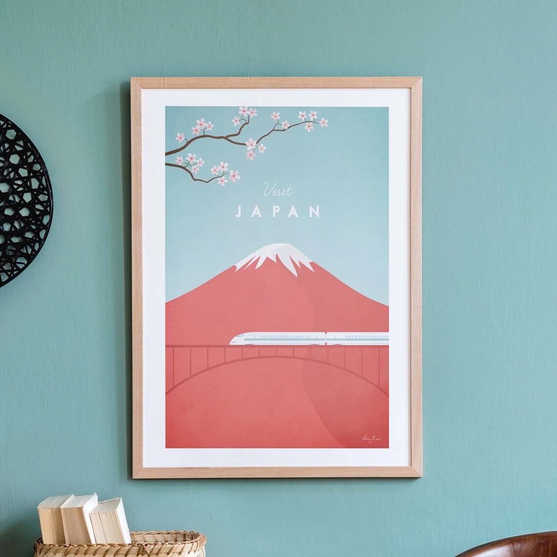 Japan Print By Henry Rivers, Japan Travel Poster