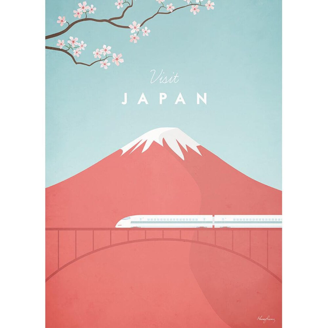 Japan Print By Henry Rivers, Japan Travel Poster - Image 2