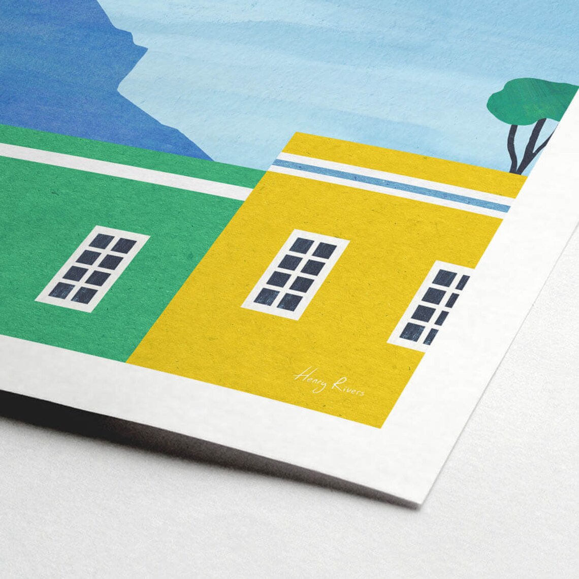 Bo Kaap, Capetown Travel Poster by Henry Rivers - Image 2