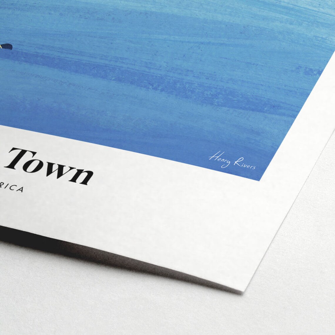 Cape Town Muizenberg Travel Poster by Henry Rivers - Image 2