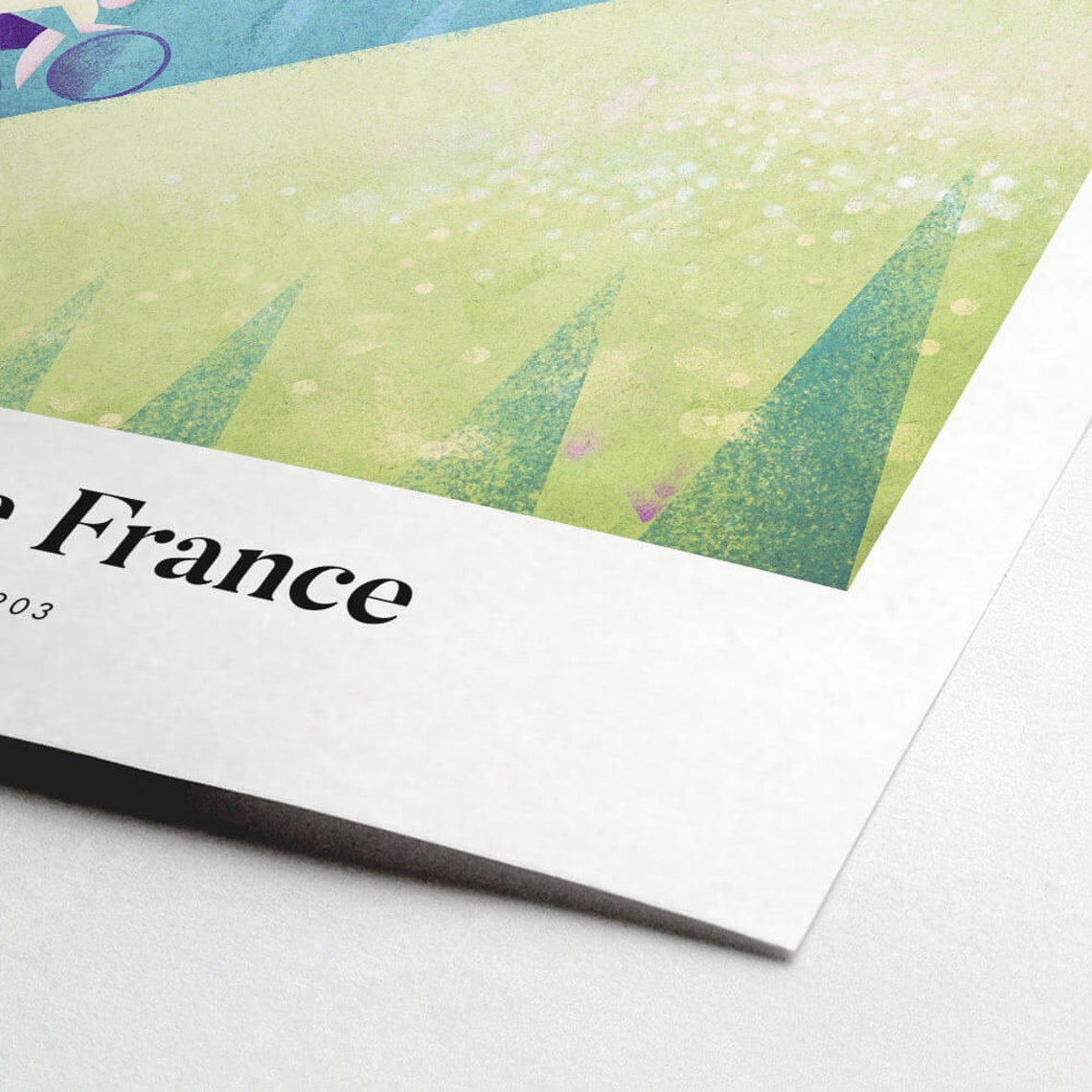 Tour De France Print By Henry Rivers Tour De France Cycling Wall Art Tour De France Cycling Art Poster - Image 2