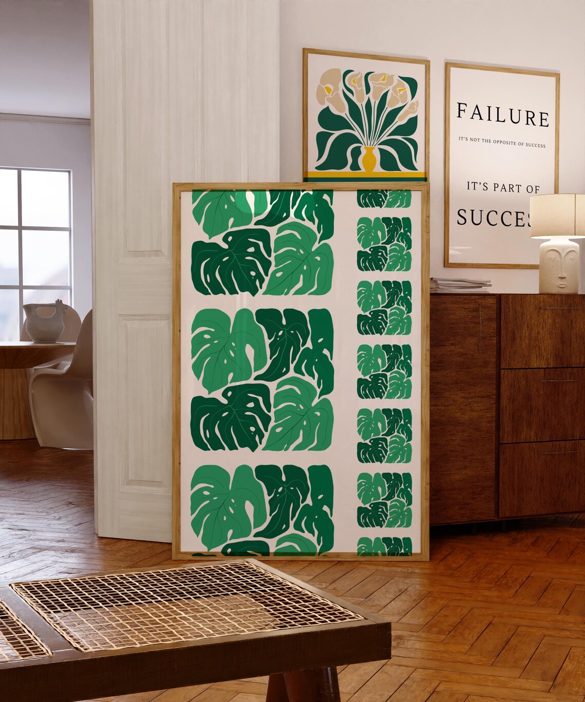 Abstract Tropical Leaf Matisse Inspired Poster - Image 2