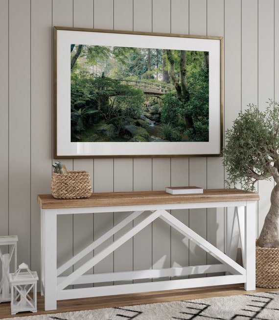 Japanese Garden Photo Print, Zen Nature Decor