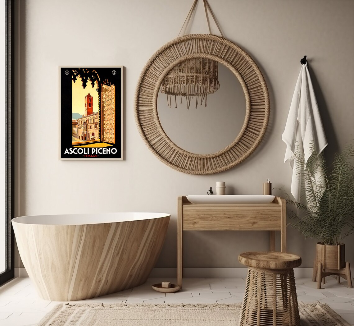 Ascoli Piceno Vintage Travel Poster, Italy Art Print - Image 2