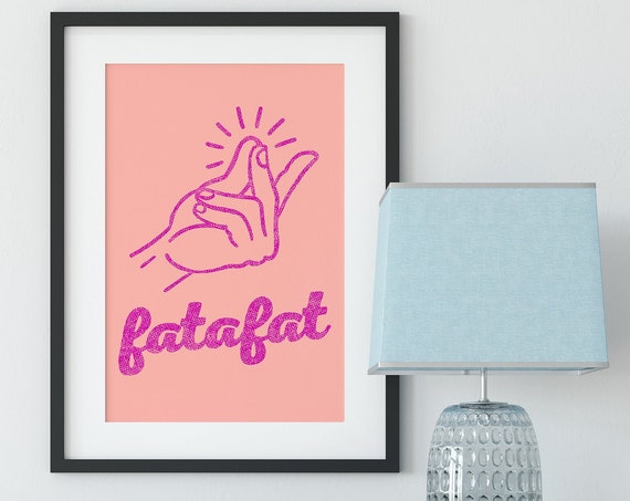 Indian Desi Fatafat Art Print